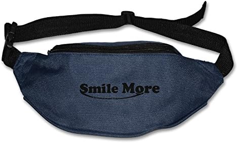 Roman Atwood Smile More Waist Pack / Travel Pocket Navy