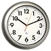 Bai Aquamaster Weatherproof Wall Clock, Silver