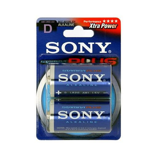 Sony Stamina Plus Batterie D Mono 2er Pack