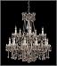 Nulco 295-15-PBA-08 Polished Bronze Antique with Aurora Borealis Crystal Cascade Crys...