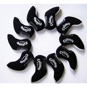 callaway golf head Covers black 10 iron covers /set