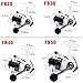 Fishing Reels Spinning Reel for Freshwater 13 +1 BB Light Weight Ultra Smooth Powerful with Free Spare Graphite Spool-FB4000