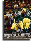 Completely Handpainted American Football Sport Painting, Custom Order FL2630, Oil on Canvas, with Option to Paint Jerry, Brett & Co. from Any Other Favorite Photograph or Picture, Unframed, Size 12" x 16" inch