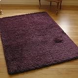 Aspen Shaggy 7001-020 Superb Thick Luxury Rug Violet