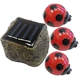 Solar Powered Decorative Lady Bug LED String Light