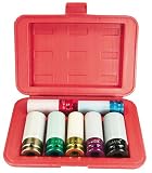 Astro Pneumatic 7870 Chrome Protective Plastic Sleeve & Shallow Broach Socket Set