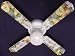Nursery Ceiling Fans – 42″ Jungle & Safari Animals light