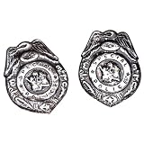 Metal Police Badges (144 pcs)