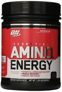 Optimum Nutrition Essential Amino Energy, Watermelon, 65 Serving, 1.29 Pound
