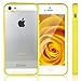iPhone 5 Case, JETech Apple iPhone 5/5S Case Bumper Shock-Absorption Bumper and Anti-Scratch Clear Back for iPhone 5/5S (Yellow)