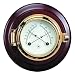 Nautical Solid Brass Thermometer & Hygrometer on Teak Wood