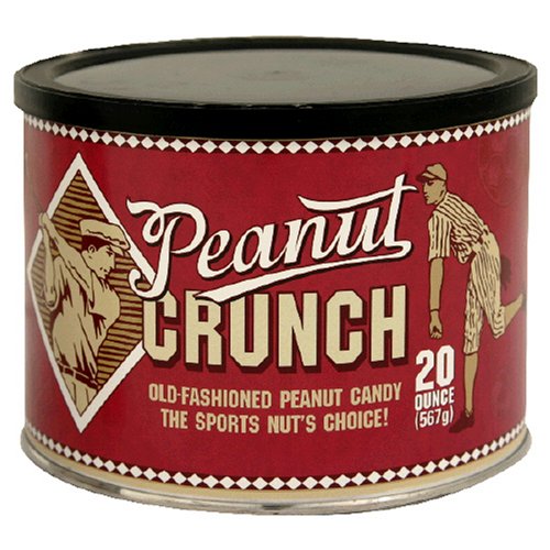 The Peanut Shop of Williamsburg Peanut Crunch with Sports Label , 20-Ounce Tin (Pack of 2) by The Peanut Shop of Williamsburg