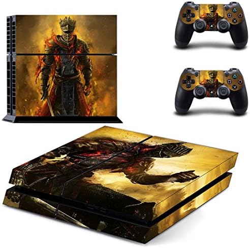 GOOOD PS4 Designer Skin Decal for PlayStation 4 Console System and PS4 Wireless Dualshock Controller - Dark Souls 3