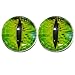 25 Mm Glass Eyes , Green Dragon ,1pair for Prop Building , crafting , jewelry
