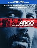 ARGO COMBO PACK [EXCLUSIVE BONUS CONTENT] (BLU-RAY + DVD + ULTRAVIOLET, 2013, Rated R)