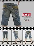 EDWIN/エドウィン403XVSウエスタンフラップジップチノハーフパンツ