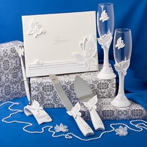 Butterfly Themed Wedding Accessory Set