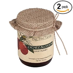 Big Tree Farms Lychee Blossom Honey, 10.5-Ounce Units (Pack of 2) by Big Tree Farms