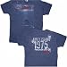 JAWS 1975 Amity Island Navy T-Shirt