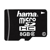 Hama microSD HC 8GB Speicherkarte Class 2 Mobile  (Original Handelsverpackung)