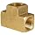 Anderson Metals Brass Barstock Pipe Fitting, Tee, NPT Female