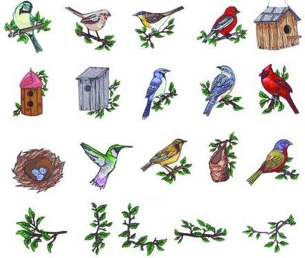 Great Notions Embroidery Machine BIRDS III