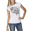Peace Out Graphic Tee - Foil White