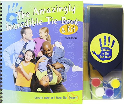 the amazingly incredible tie book  kit create some art from the heart with other and paint pots and stencils