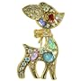 Gold Baby Deer Brooch