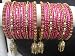Orion: Dark Pink Indian Bangles (2.4/2.6) BangleEmporium
