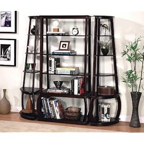 Unique Design Bookcase Set Decor 
