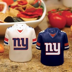 New York Giants Salt and Pepper Shakers