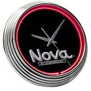 Nova Neon Clock by On The Edge