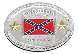 FF69 Florida Confederate Flag Belt Buckle