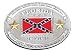 FF69 Florida Confederate Flag Belt Buckle