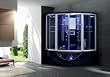 Jacuzzi Whirlpool Bathtub Shower Steam Sauna Computerized Massage Jets SPA TV Phone Black