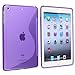 eForCity TPU Rubber Skin Case for Apple iPad mini, Purple S Shape (PAPPIPDMSC05)