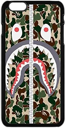 Bape Shark Camo Army Case for Iphone 6s plus,Bape Shark Camo Army Cover for 6 plus/ 6s Plus TPU Case