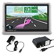 Premium Clear Crystal Screen Protector + Home Wall Charger for Garmin n¨¹vi 1450/1450LMT 5-Inch Portable GPS Navigator