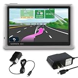 Premium Clear Crystal Screen Protector + Home Wall Charger for Garmin n¨¹vi 1450/1450LMT 5-Inch Portable GPS Navigator