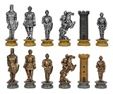 Pewter Medieval Warriors Chess Set, King: 3-1/3