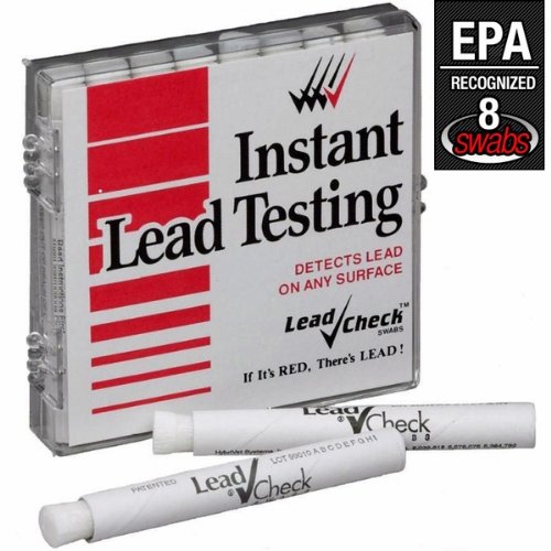 Best Price EPA Recognized Lead Test Kit + 8 Swabs by Brickhouse Security