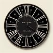 Wood clock~Black Irish~Artworks Home Accents~ large kitchen wall clocks~ code 346