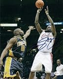 Lebron James Autographed Cleveland Cavaliers 8x10 Action Photo - Autographed NBA Photos