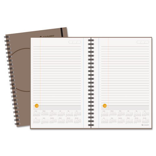 AT-A-GLANCE 2014 Plan, Write, Remember Planning Notebook with Reference Calendars, Gray, 6 x 9 Inch Page Size (70-6210-30)