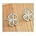 Topstaronline Four Leaf Clover Shaped Cute Earrings