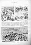 The Italians In Africa Antique Print Adigrat 1896