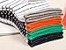 CHUNG Toddlers Little Boys Girls 4 Pack Cotton Crew Socks Stripe