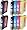 10 x XL Tintenpatronen kompatibel zu Epson T1281, T1282, T1283, T1284, Schwarz, Cyan, Magenta, Gelb