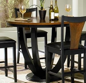 What Is The Price For Dining Table With Round Glass Top In Rich Cappuccino Coaster Avenueerdoges